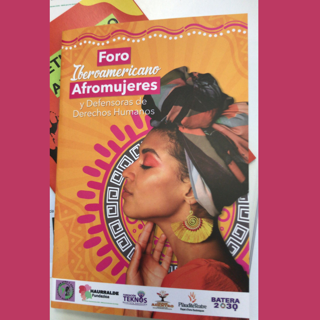 Cartel foto Iberamericano Afromujeres
